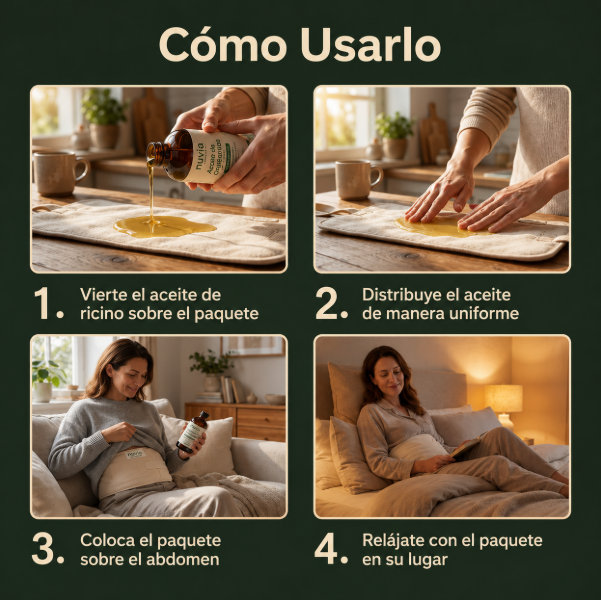 Nuvia Gut- Pack Desintoxicación con Aceite de Ricino