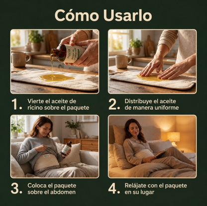 Nuvia Gut- Pack Desintoxicación con Aceite de Ricino