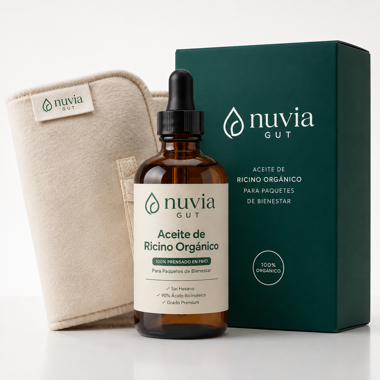 Nuvia Gut- Pack Desintoxicación con Aceite de Ricino